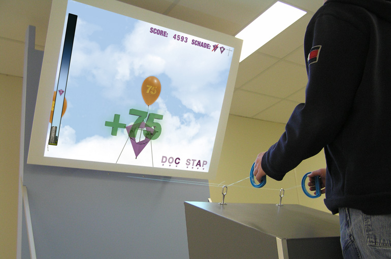 Player playing the game